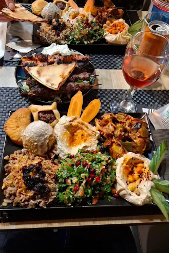 Plats libanais à emporter